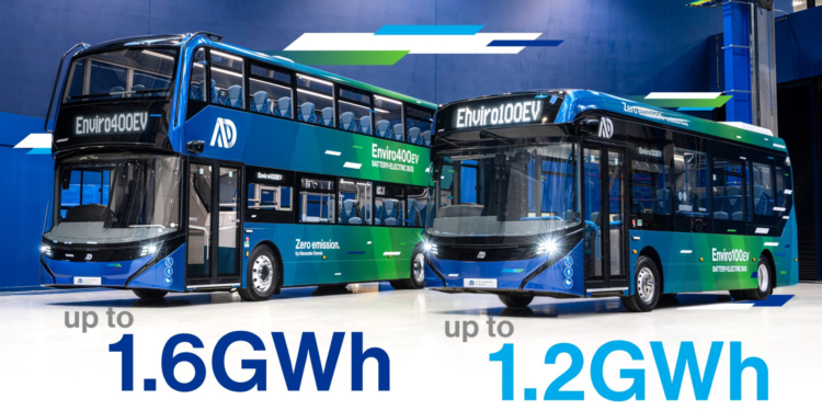 La nueva generación de Alexander Dennis contará con baterías más eficientes