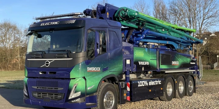 Volvo Trucks y Putzmeister: un camión de hormigón libre de emisiones