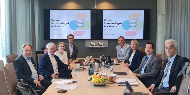 Navarra, Sunsundegui y Volvo avanzan para la fabricación de autobuses en Alsasua