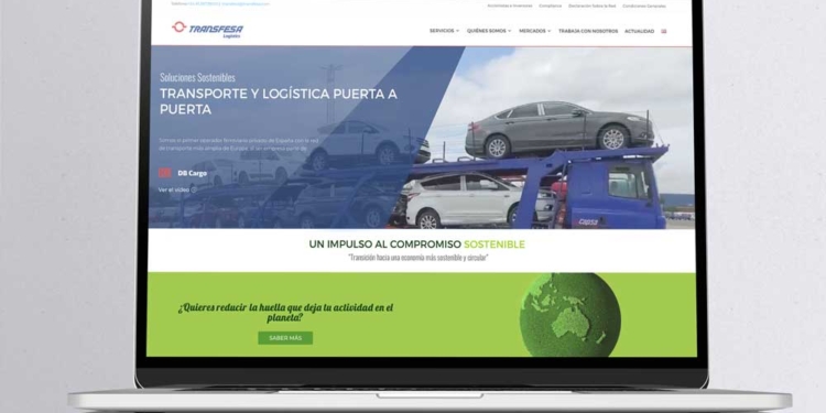 Transfesa Logistics lanza su web, apostando por el transporte sostenible